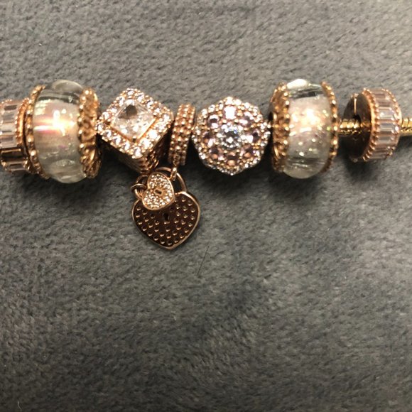 Pandora Moments Sparkling Crown O Snake Chain Bracelet - Picture 3 of 10